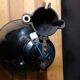 Industrial vintage factory pendant lamp, enamelled metal, 60s