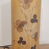 Lampe fleurs séchées vintage