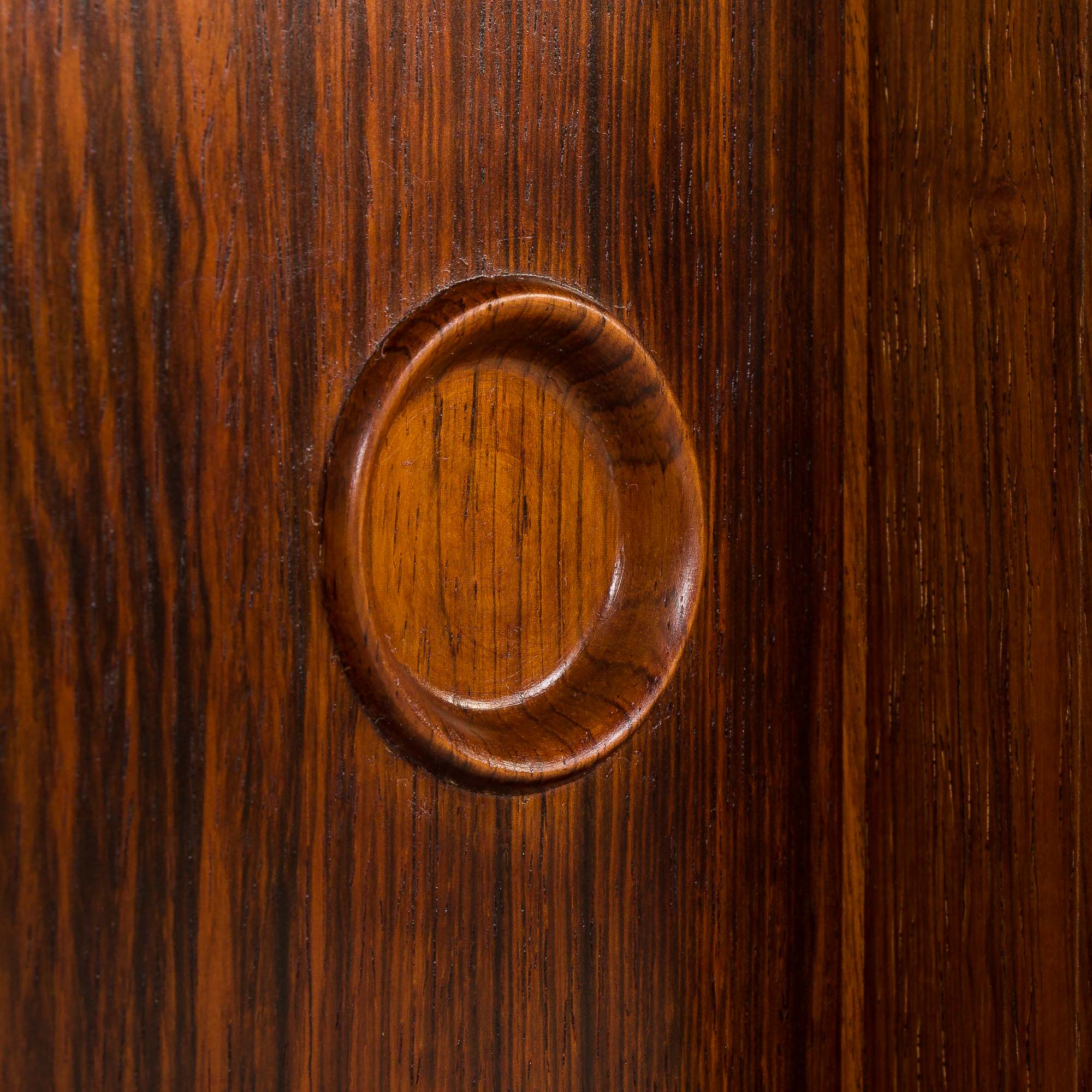 Danish small rosewood sideboard attributed to Hundevad, 1960s
