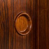 Danish small rosewood sideboard attributed to Hundevad, 1960s