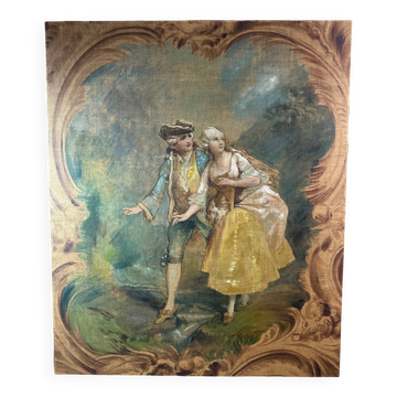 Toile Théodore Levigne