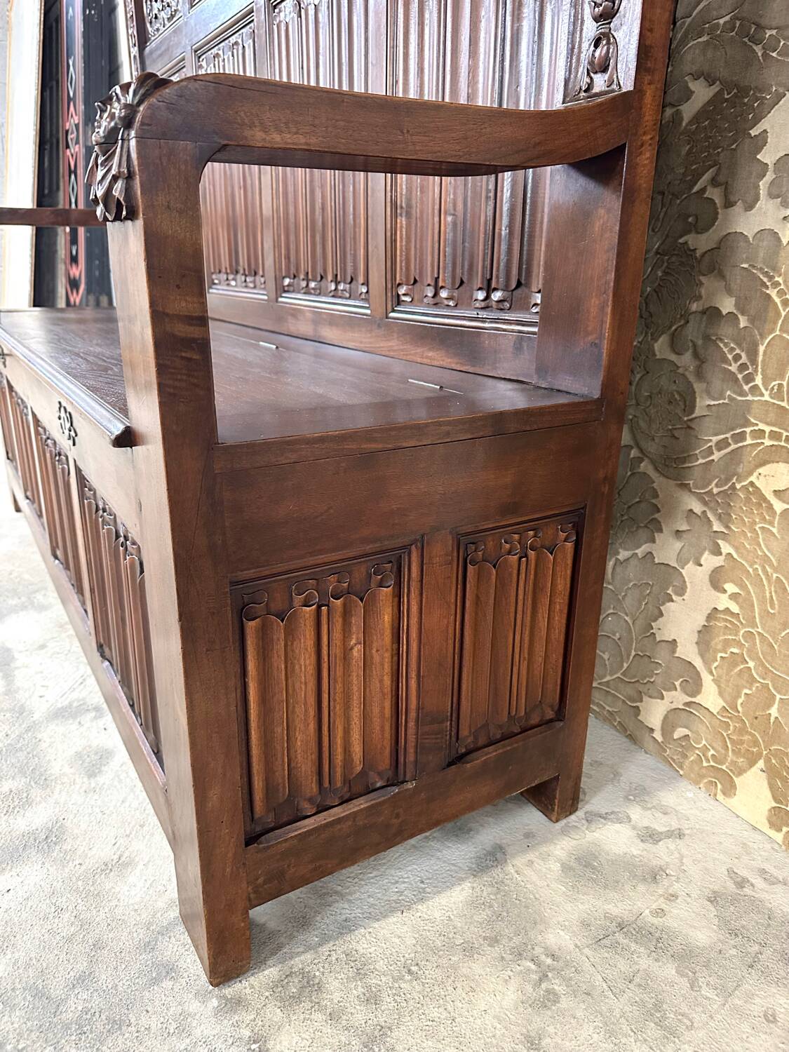 Renaissance style bank safe
