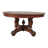 renaissance walnut table 19th century