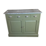 Green sideboard 4 drawers