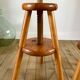 pair of adjustable architect stools pine style 60s