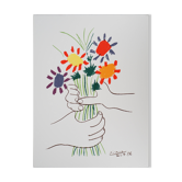 Pablo Picasso: The Bouquet of Peace - Signed Lithograph