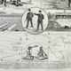 Old engraving 1898, Shooting, sport, rifle, hunting, target • Original and vintage lithograph