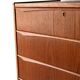 Scandinavian teak chest of drawers with 6 drawers from the 1950s/60s