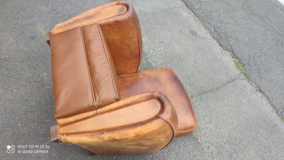 Pair of leather club shoes circa 1930/40