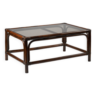 Table de salon en rotin