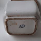 Old white sugar bowl