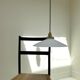 Opaline art deco suspension / rise and fall