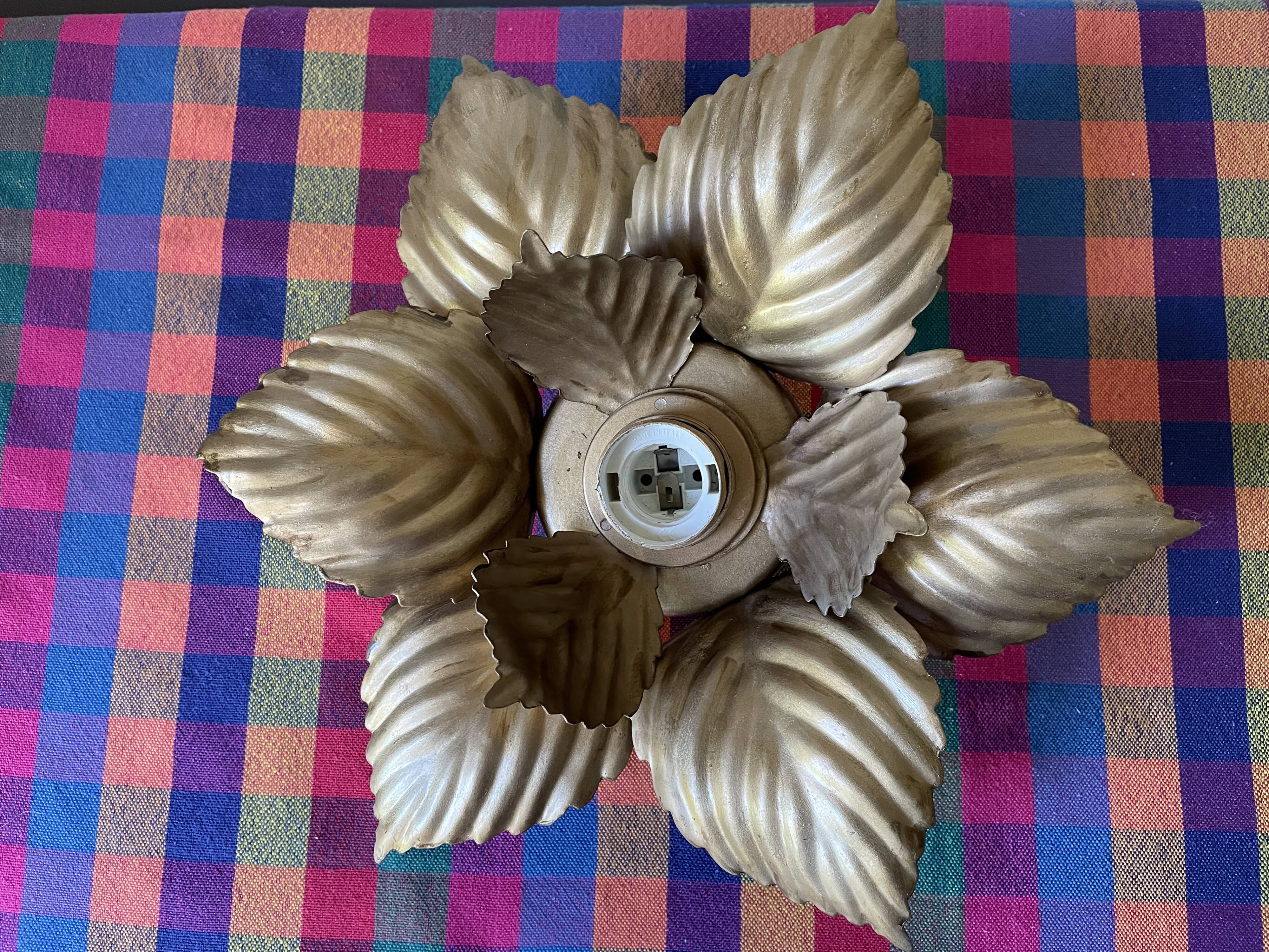 Masca golden flower wall light