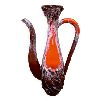 Old vintage Vallauris ceramic vase