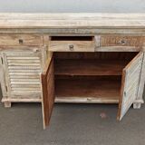 Buffet en bois blanc