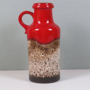 Large Scheurich “Fat Lava” vase with handle – West Germany, model 407-3