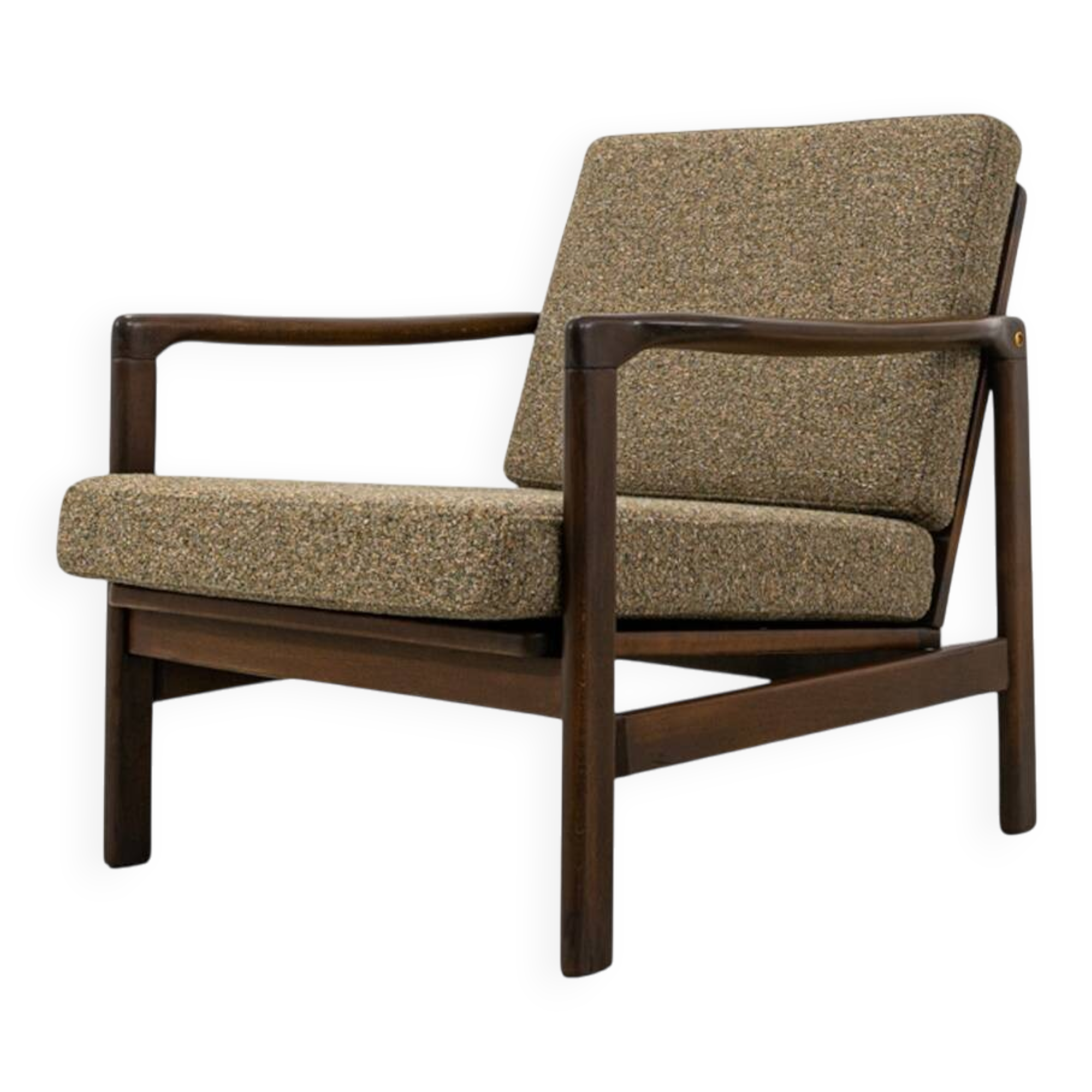 Fauteuil des années 60 par Zenon Bączyk, Pologne.