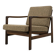 Fauteuil des années 60 par Zenon Bączyk, Pologne.