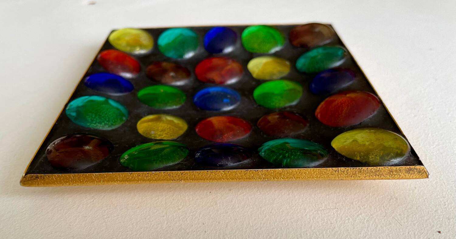 Empty pocket and tealight holder from the 70s