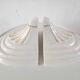 Pair of old ceramic monogrammed consoles or tablets