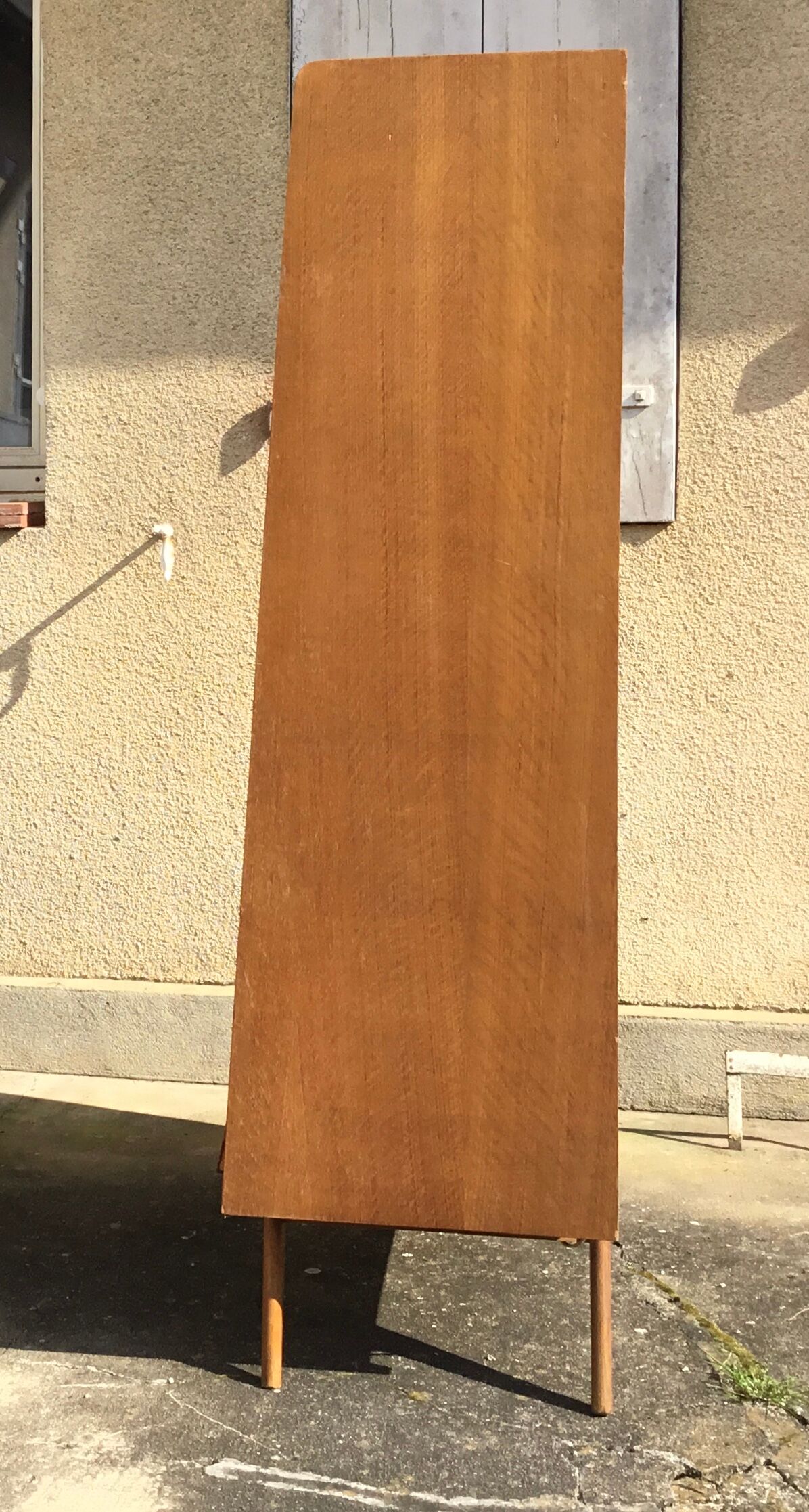 Secretary wood and rattan 1960