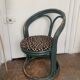 Fauteuil en rotin vintage