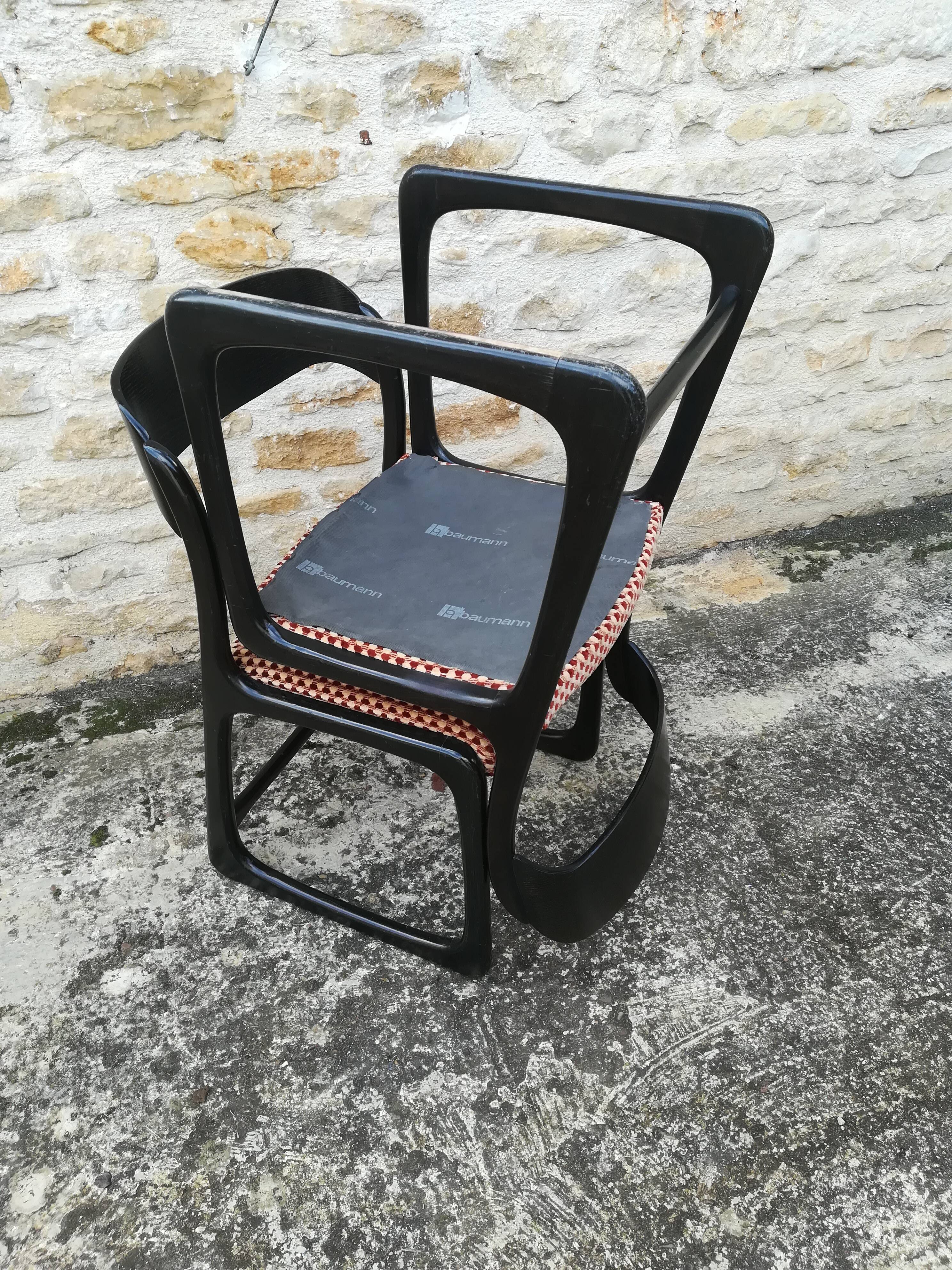 Baumann sleigh chairs