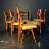 Stella, suite of 6 chairs design 1960