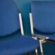 Lot de 20 chaises DSC 106 bleues de Giancarlo Piretti pour Castelli.
