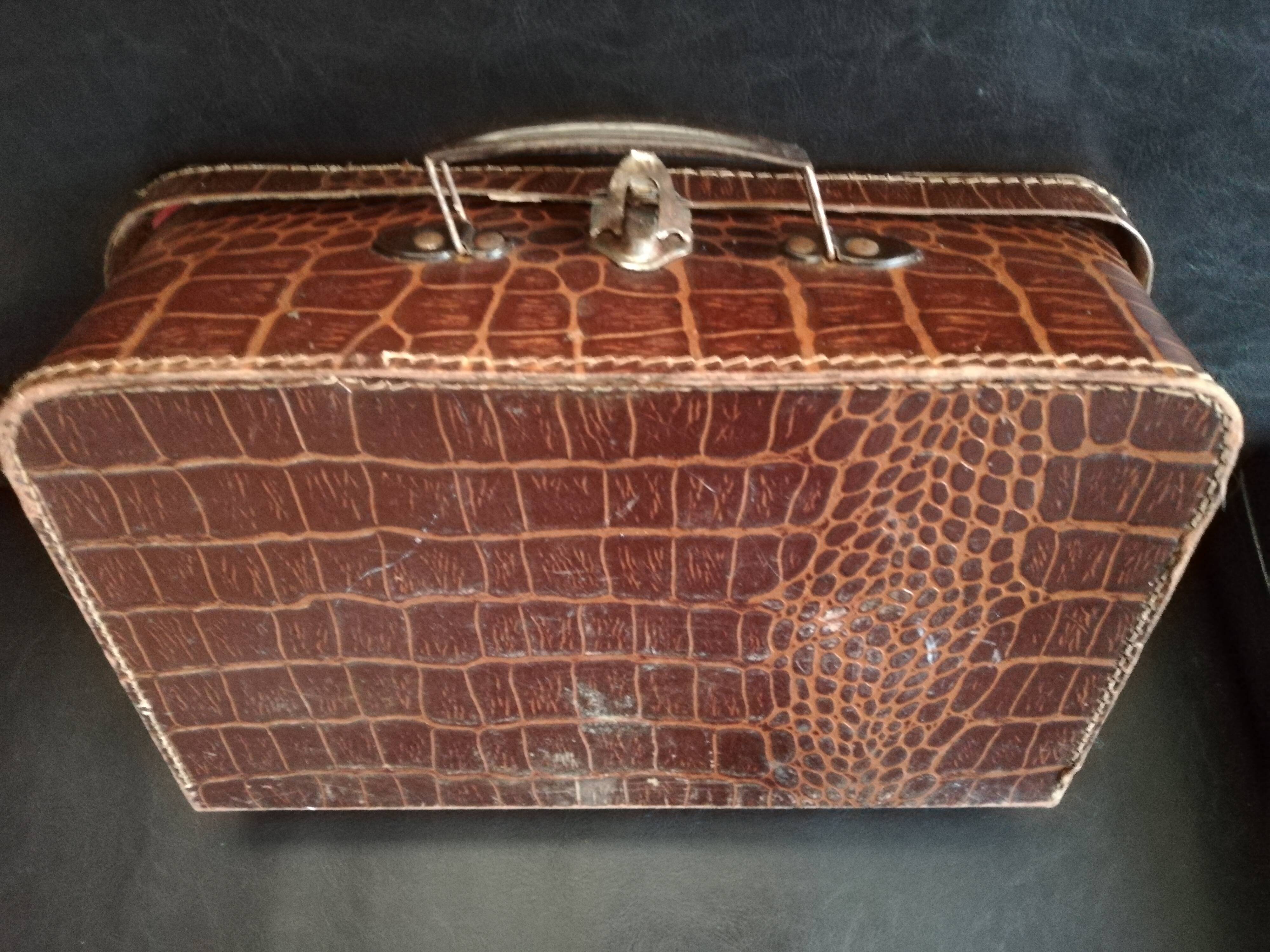 Old sewing box suitcase