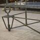 Wrought iron shelf 1950s