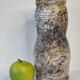 Enamelled ceramic roll vase