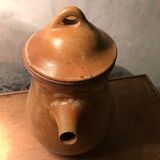 Mallet pottery teapot in Puisaye stoneware
