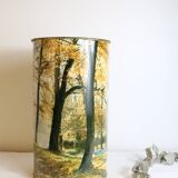 Umbrella door, metal, 80's decorations, vintage