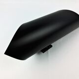 Black coiled metal spiral sconce 1960