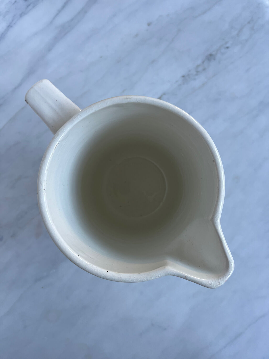 Large pitcher or antique vase Saint-Amand Balmoral model