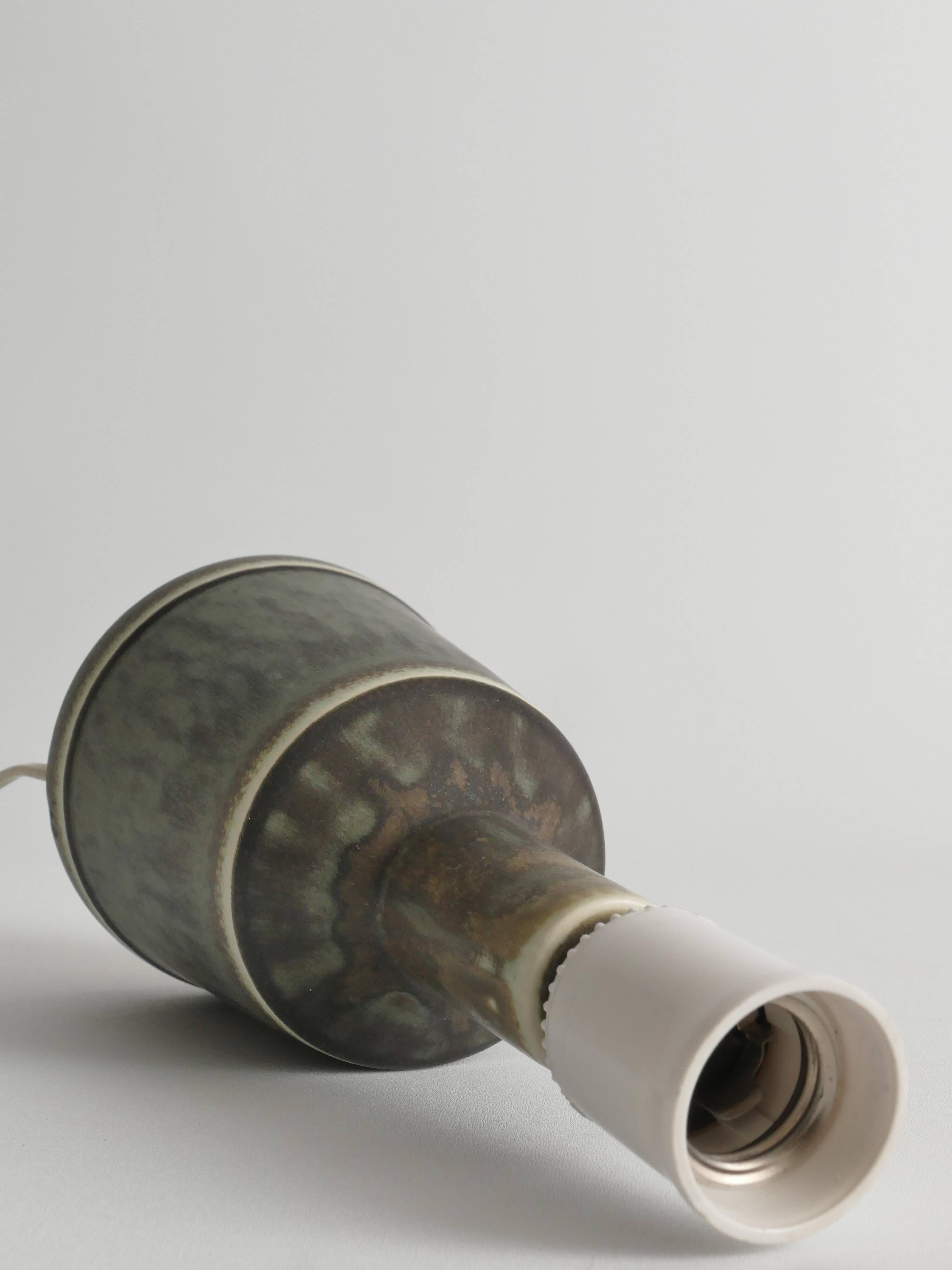 Scandinavian Modern Stoneware Table Lamp, Desiree Stentøj, 1960s