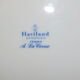 6 Limoges Haviland porcelain plates horn service