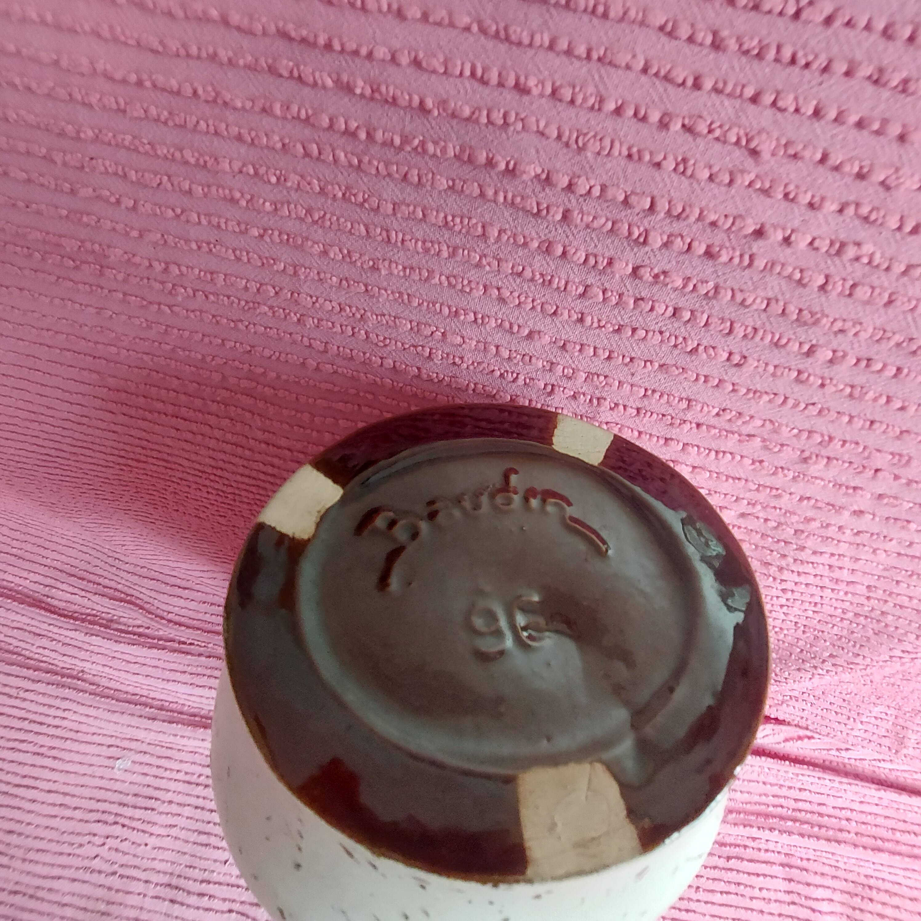 Ceramic vase signed Baudin, 1950-1970