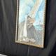 Huile sur toile "Bigoudène au port, XXe siècle
