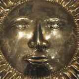 Vintage brass sun