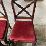 Set of 6 mahogany chairs from the early 19th century