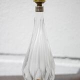 Vintage lamp, crystal lamp, table lamp, bedside lamp, asymmetrical lamp, 50's