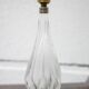 Vintage lamp, crystal lamp, table lamp, bedside lamp, asymmetrical lamp, 50's