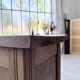 Walnut trade counter 2m5