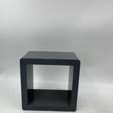 3 nesting shelves in grey lacquer.