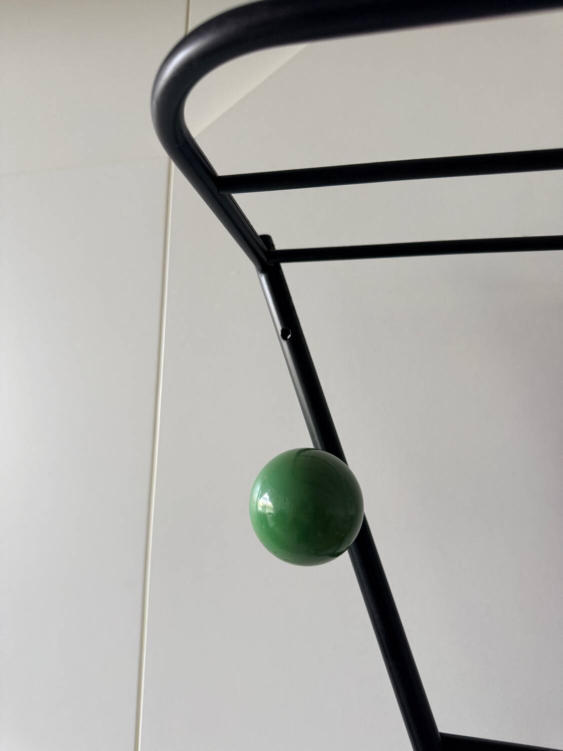 Coat rack, vintage cloakroom with mirror