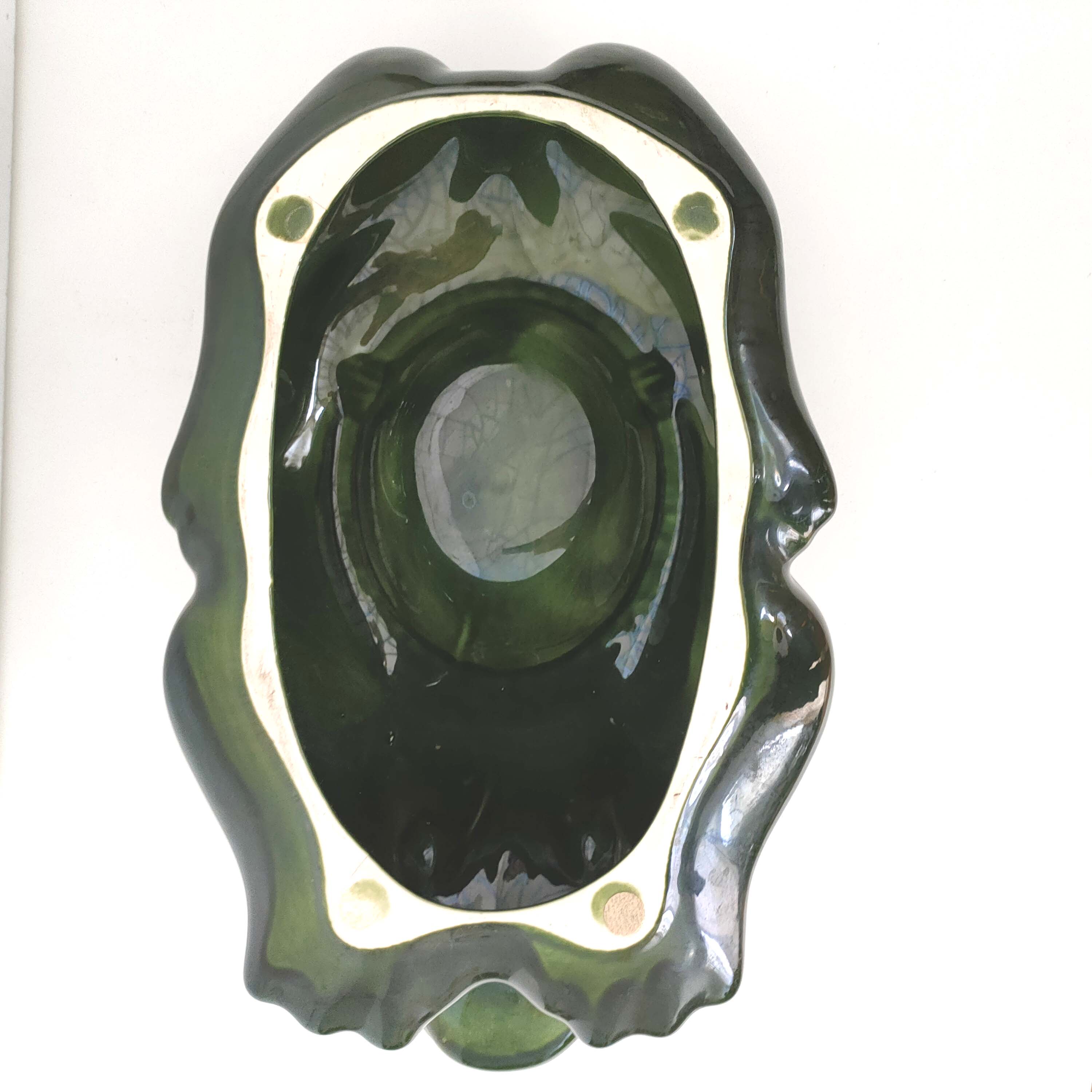 Ceramic frog ashtray L'Héritier Guyot