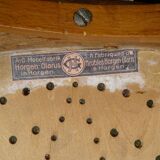 Curved wooden workshop chair Horgen Glarus (CH) 1950, not Thonet bistro.