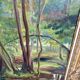 Large oil on canvas signed Reine Cimière - Salon de Paris 1964